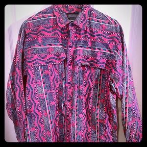 Pink Country Western Cowboy Shirt from Nashville
